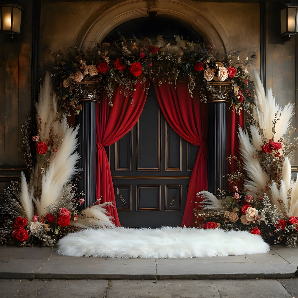 Opulent Floral Boho Archway Backdrop RR8-424