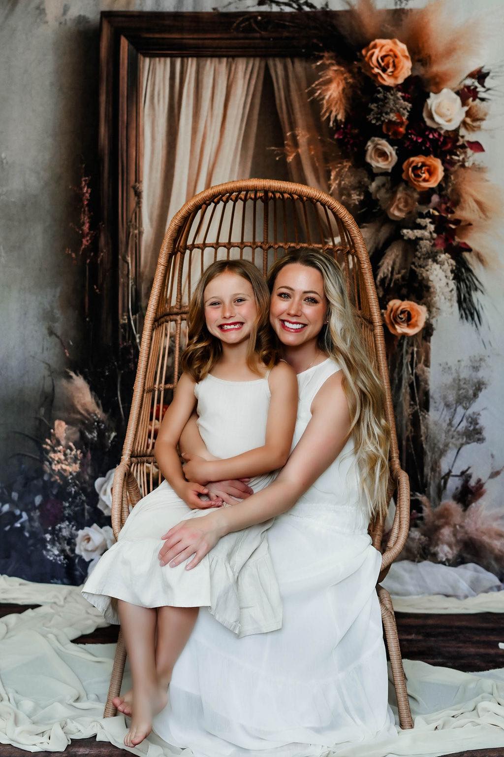 Lush Bohemian Flora Wooden Frame Backdrop RR8-520