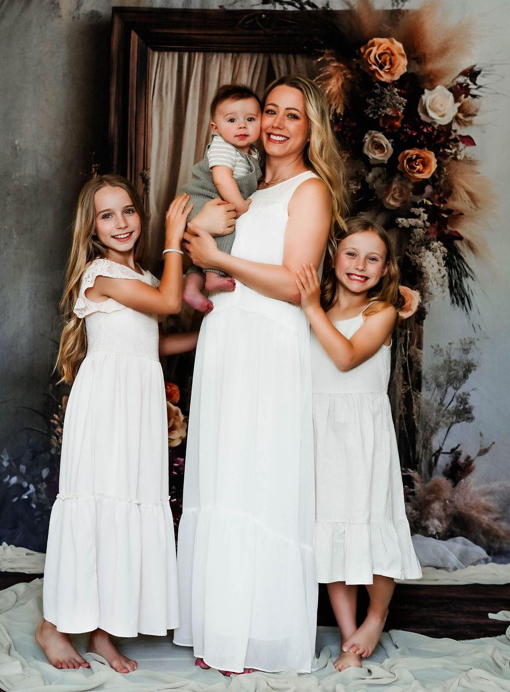 Lush Bohemian Flora Wooden Frame Backdrop RR8-520