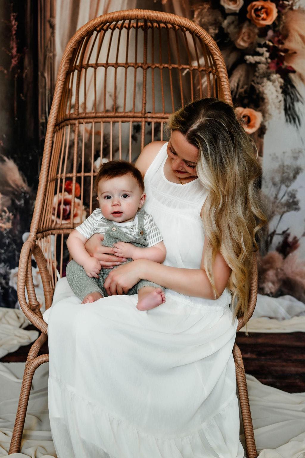 Lush Bohemian Flora Wooden Frame Backdrop RR8-520