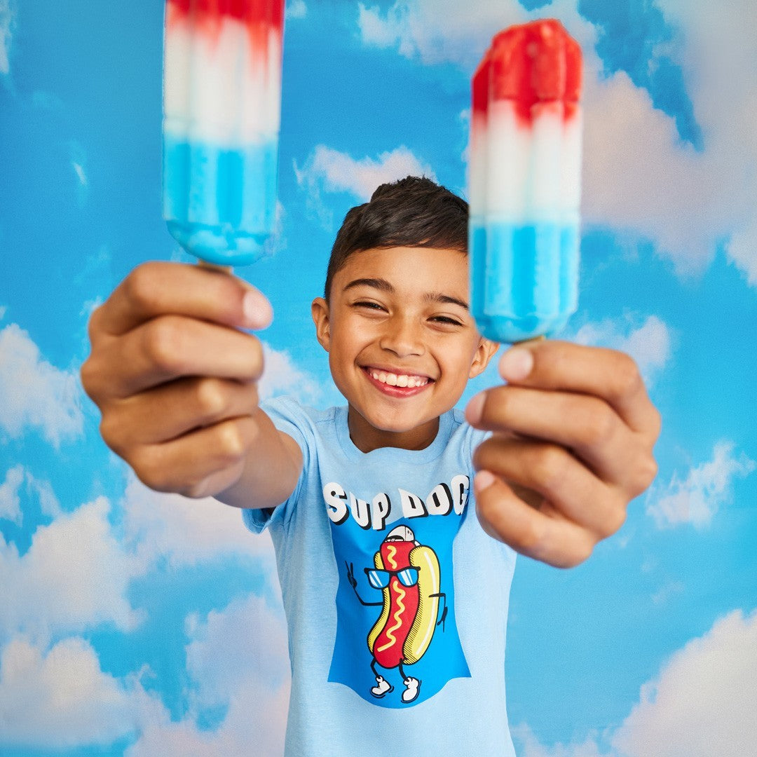 Blue Sky White Clouds Natural Scenery Photography Backdrop SH673