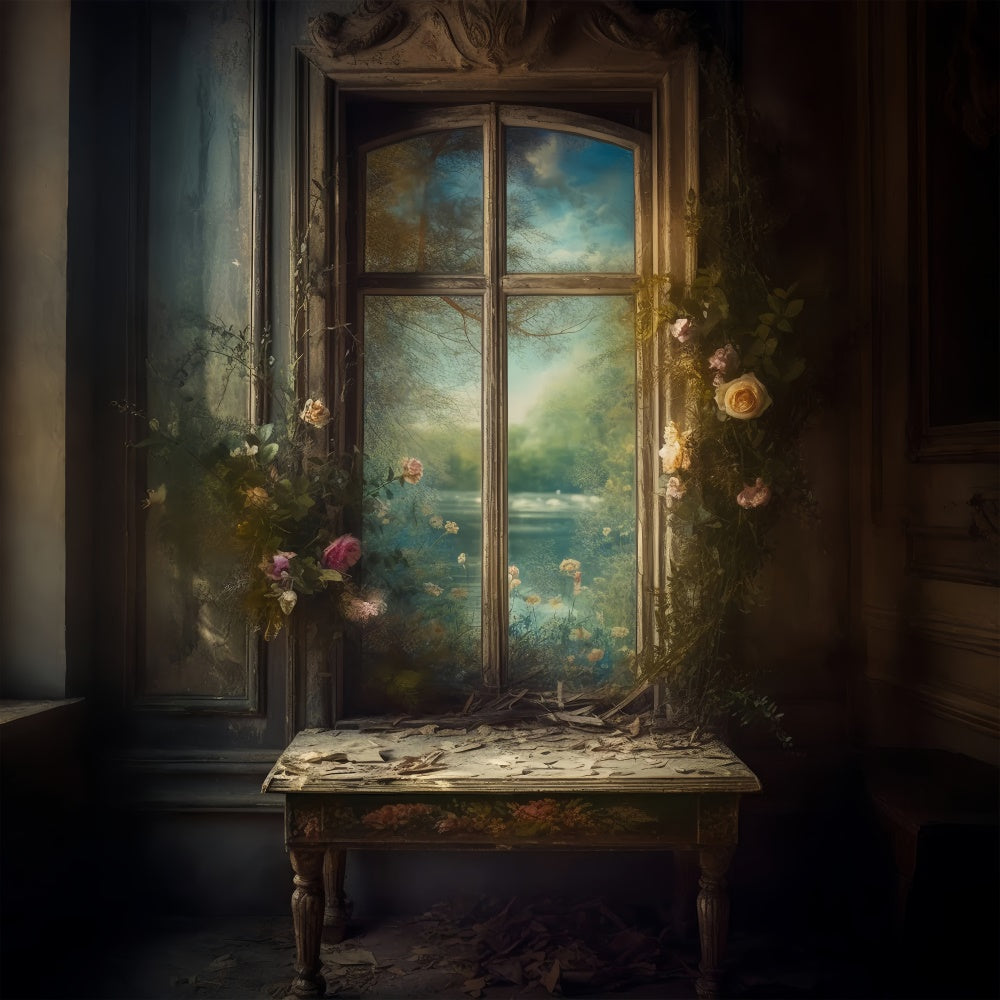 10x10 Photo Backdrops Victorian Vintage Backdrop for Photoshoot SXS6