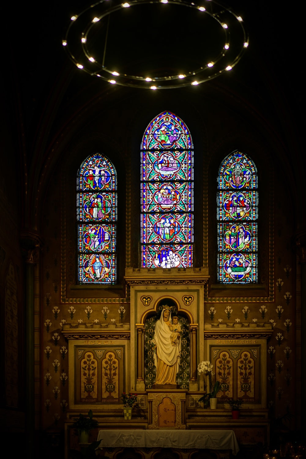 Easter Church Photo Backdrop Divine Light Sacred Chapel Backdrop TWW3-16