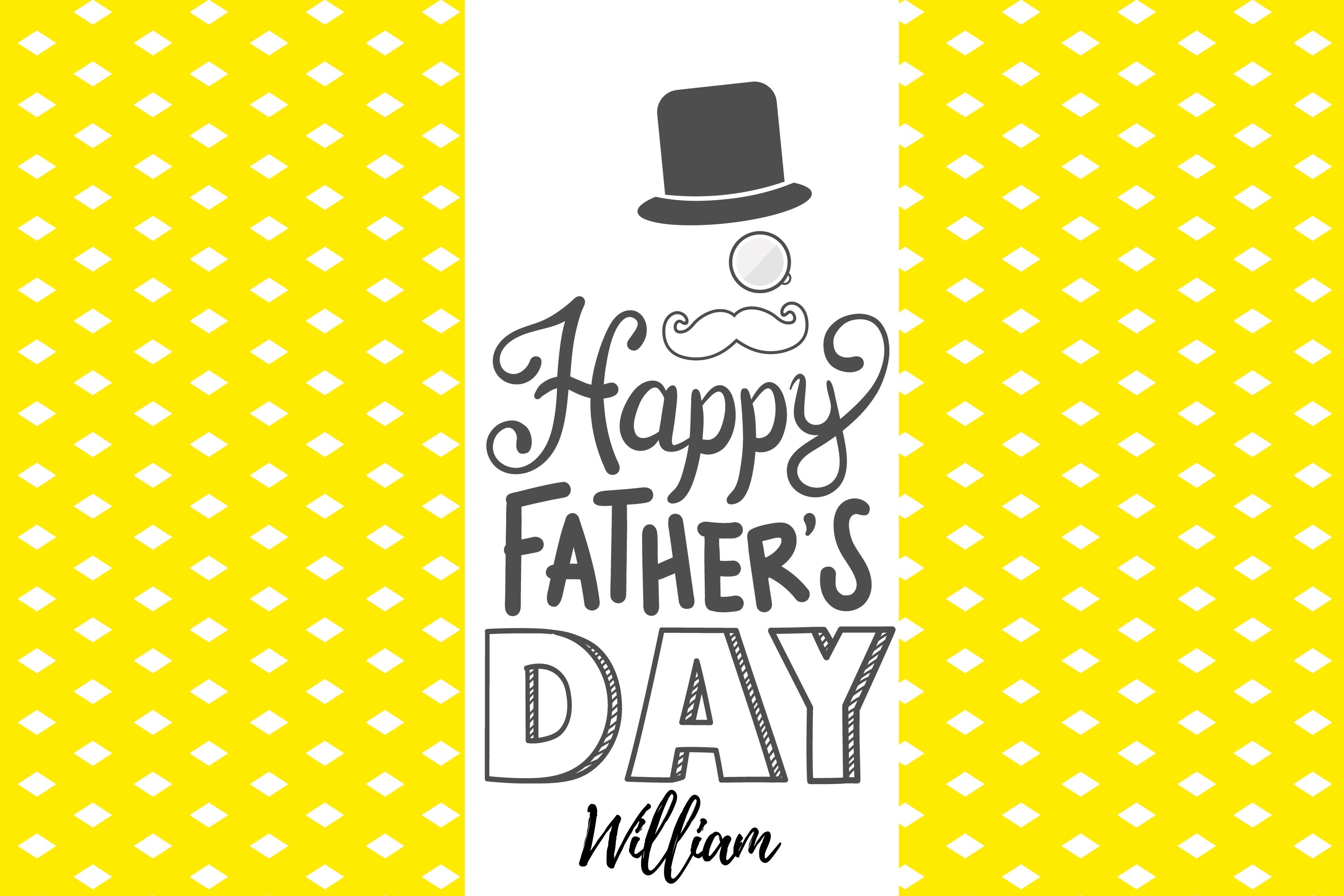 Fathers Day Backdrop Classic Yellow Geometric Custom Backdrop TWW4-72