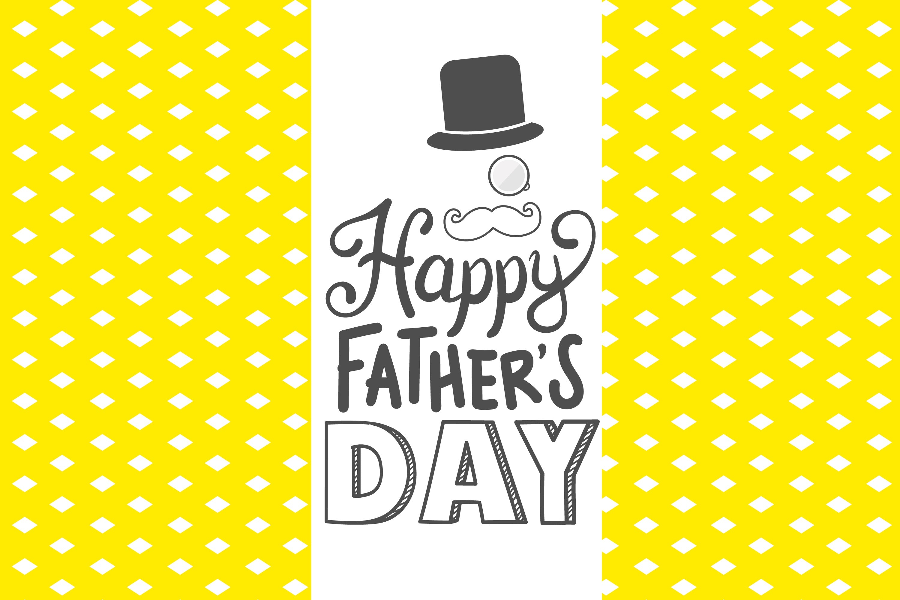 Fathers Day Backdrop Classic Yellow Geometric Custom Backdrop TWW4-72