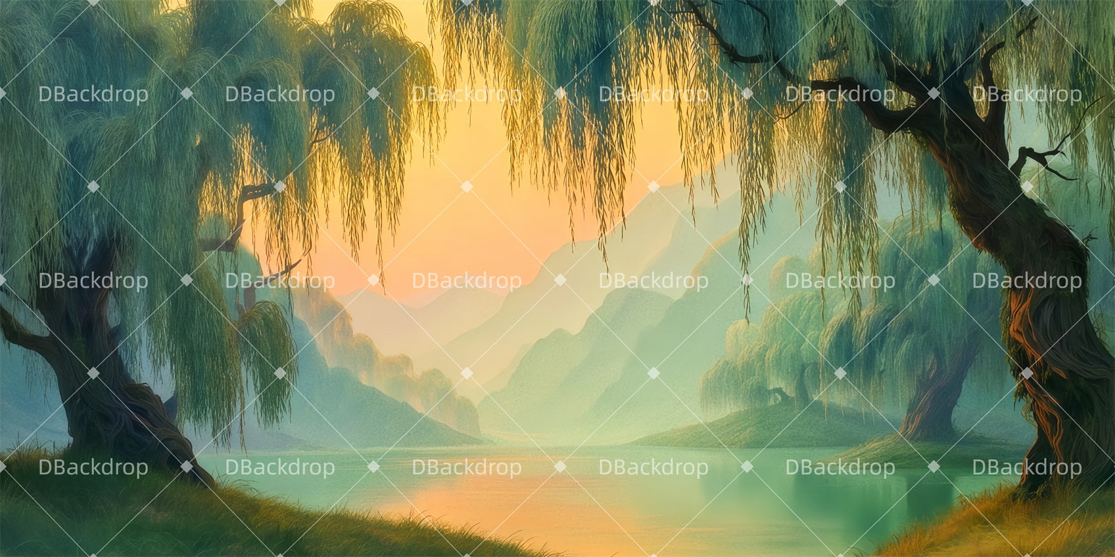 Stage Scenery Backdrops The Riverbank Theater Backdrop TWW511-T31