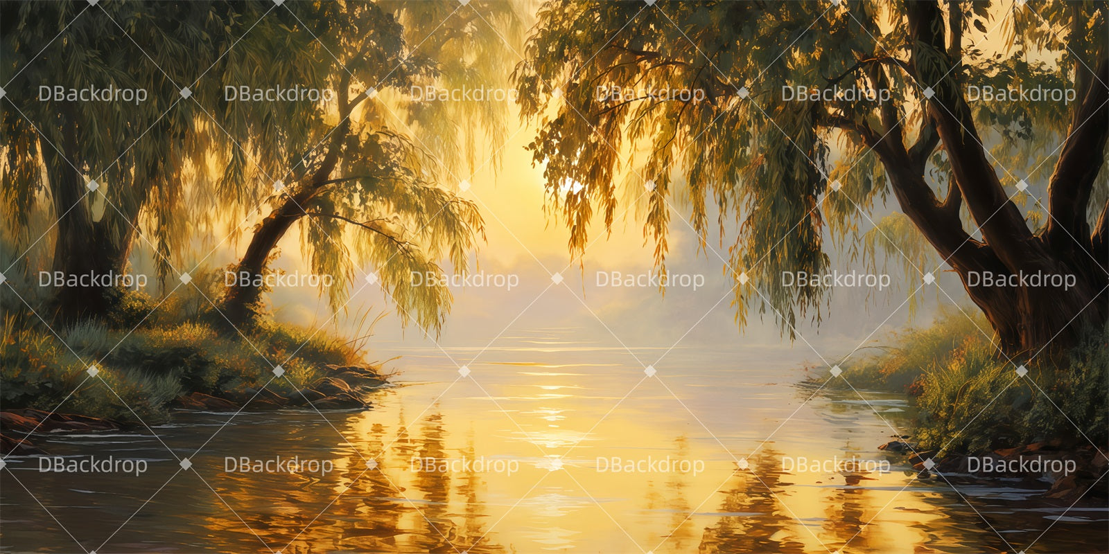 Theater Backdrop River Finale Professional Stage Backdrops TWW511-T32