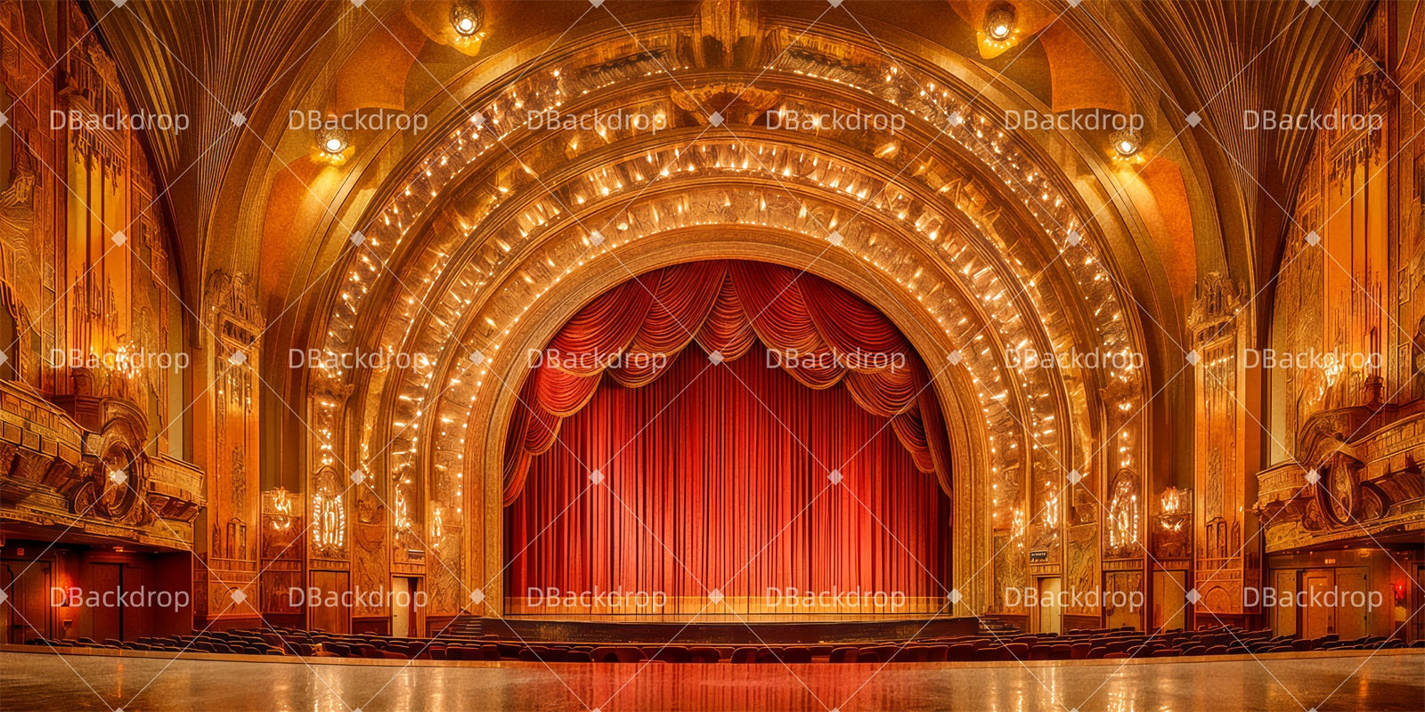 Dance Recital Backdrop New York Theater Broadway Stage Backdrops TWW511-T41