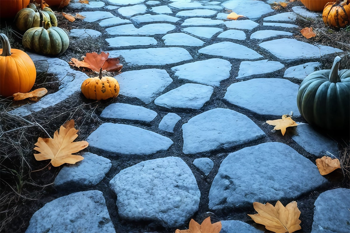 Backdrop Floor Twilight Pumpkin Path Floor Backdrop TWW57-14