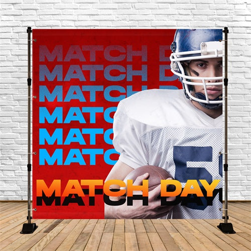 Sports Event Backdrop Football Match Moment Customized Backdrop TWW6-27