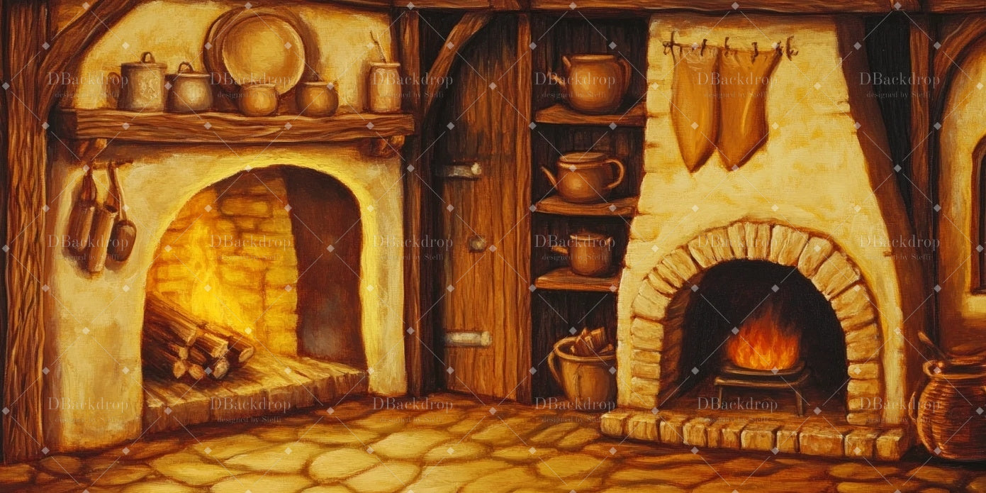 Theater Backdrops Vintage Kitchen Theater Backdrops for Sale CSH59-T35