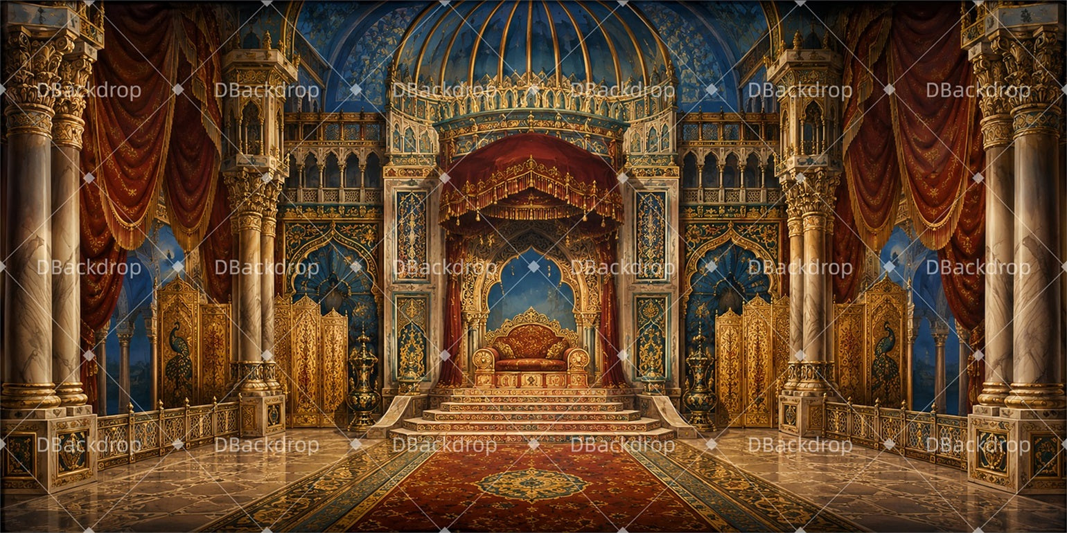 Theater Backdrop Regal Audience Chamber Church Stage Backdrops ZTT65-T43