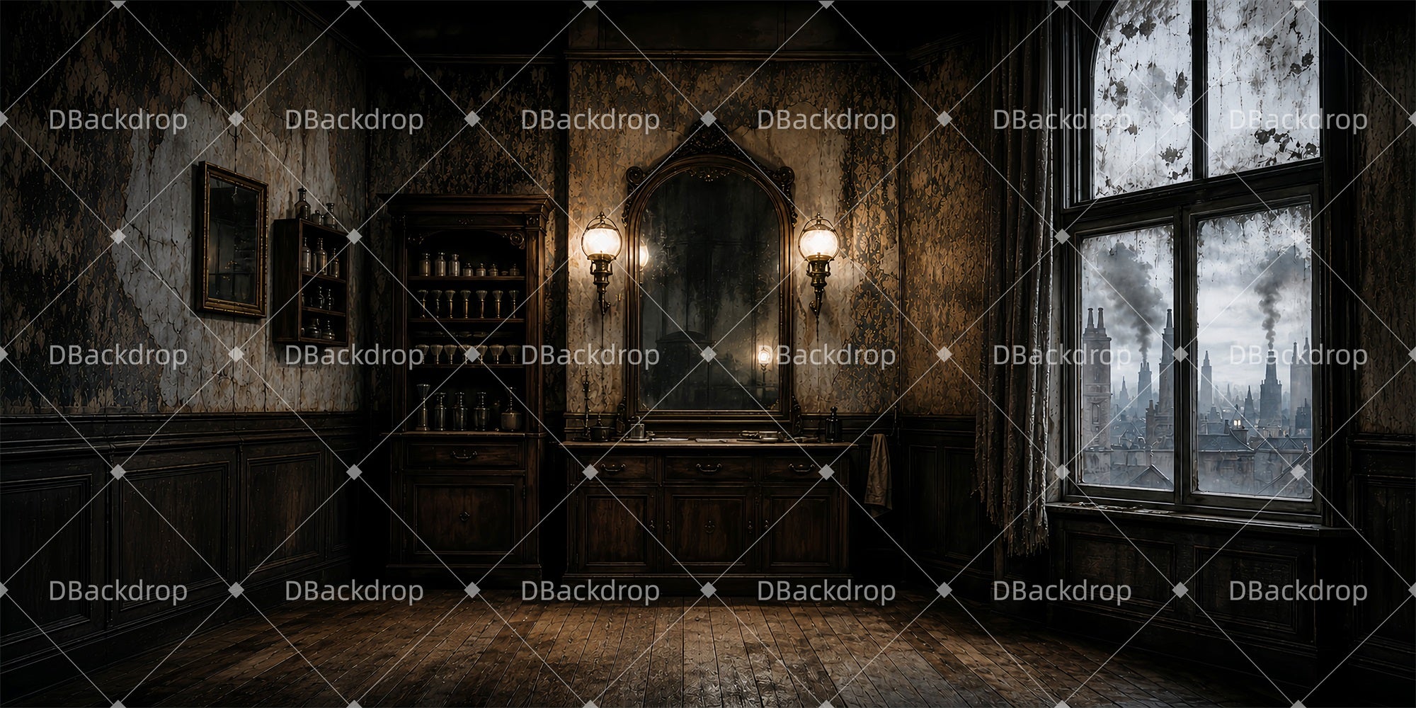 Backdrop For Theater Smoky Vanity Large Stage Backdrops ZTT66-T101