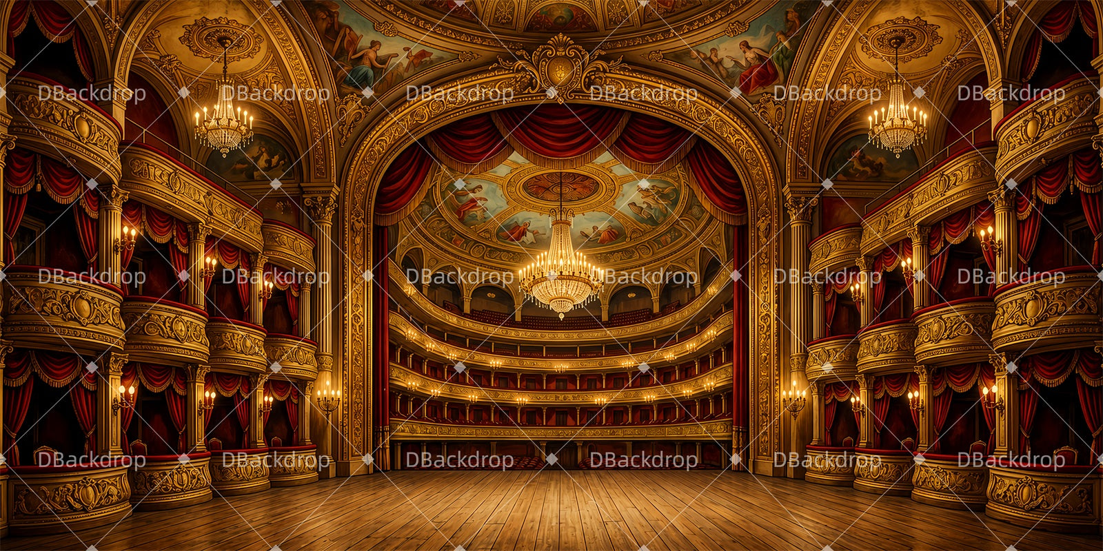 Backdrop For Theater Grand Opera Dance Recital Backdrops ZTT66-T132