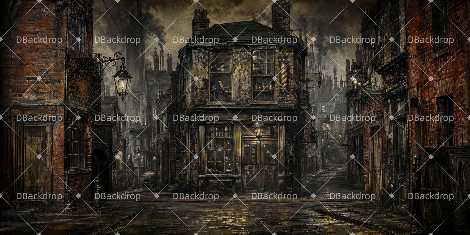 Cheap Theater Backdrops Vintage Slum Large Stage Backdrops ZTT66-T99