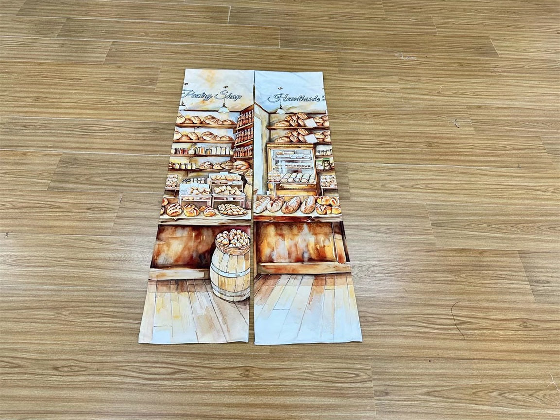 Custom Blackout Window Curtains Photo Print One Picture for 2 pcs