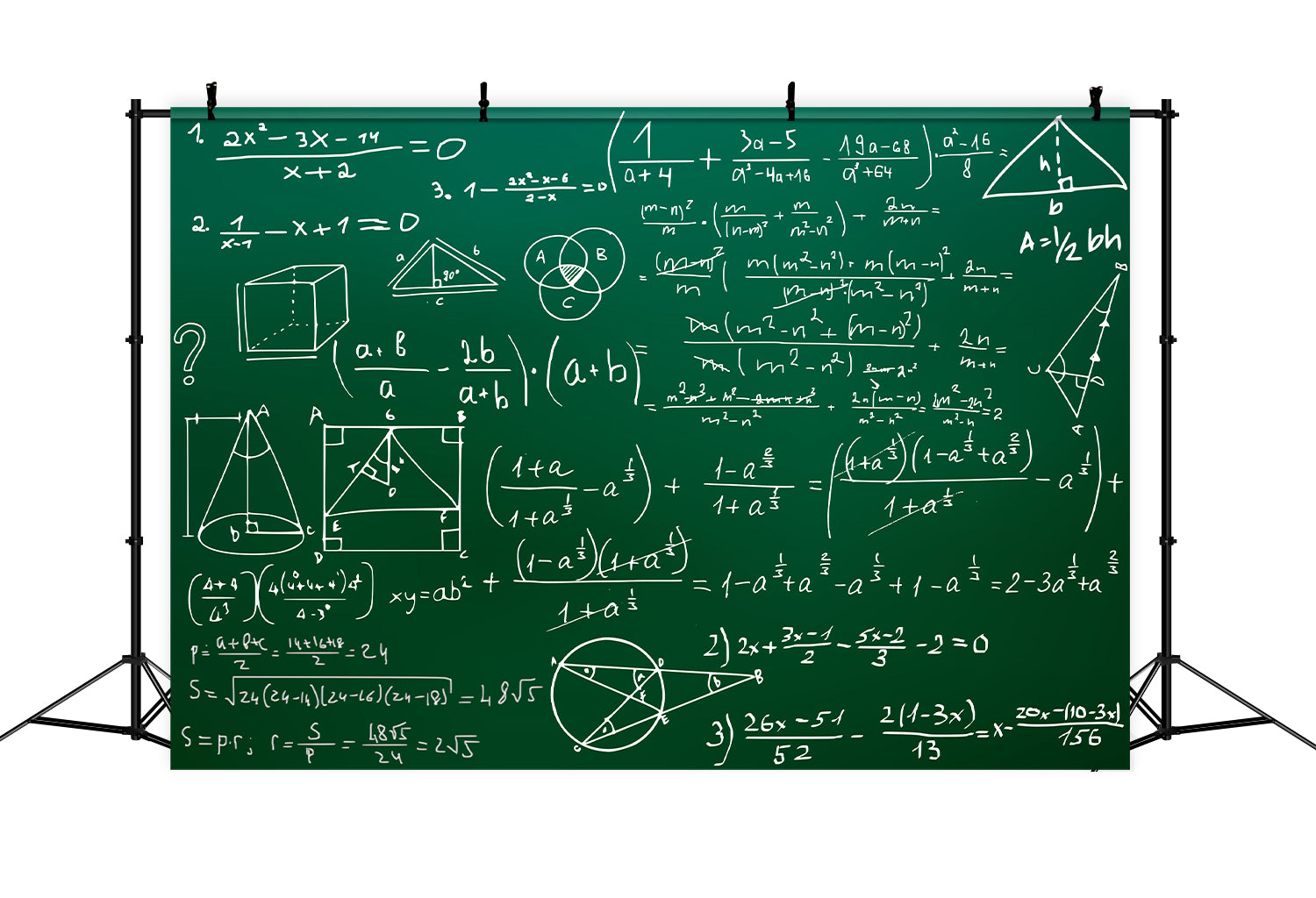 Back to School Educational Math Photography Backdrop BRP7-8