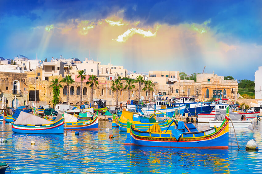 Harbor Boat Summer Sea Backdrop for Photography GA-80
