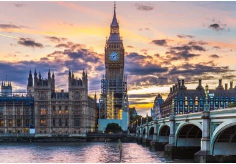 London Westminster Abbey Big Ban Photography Backdrop MA-4