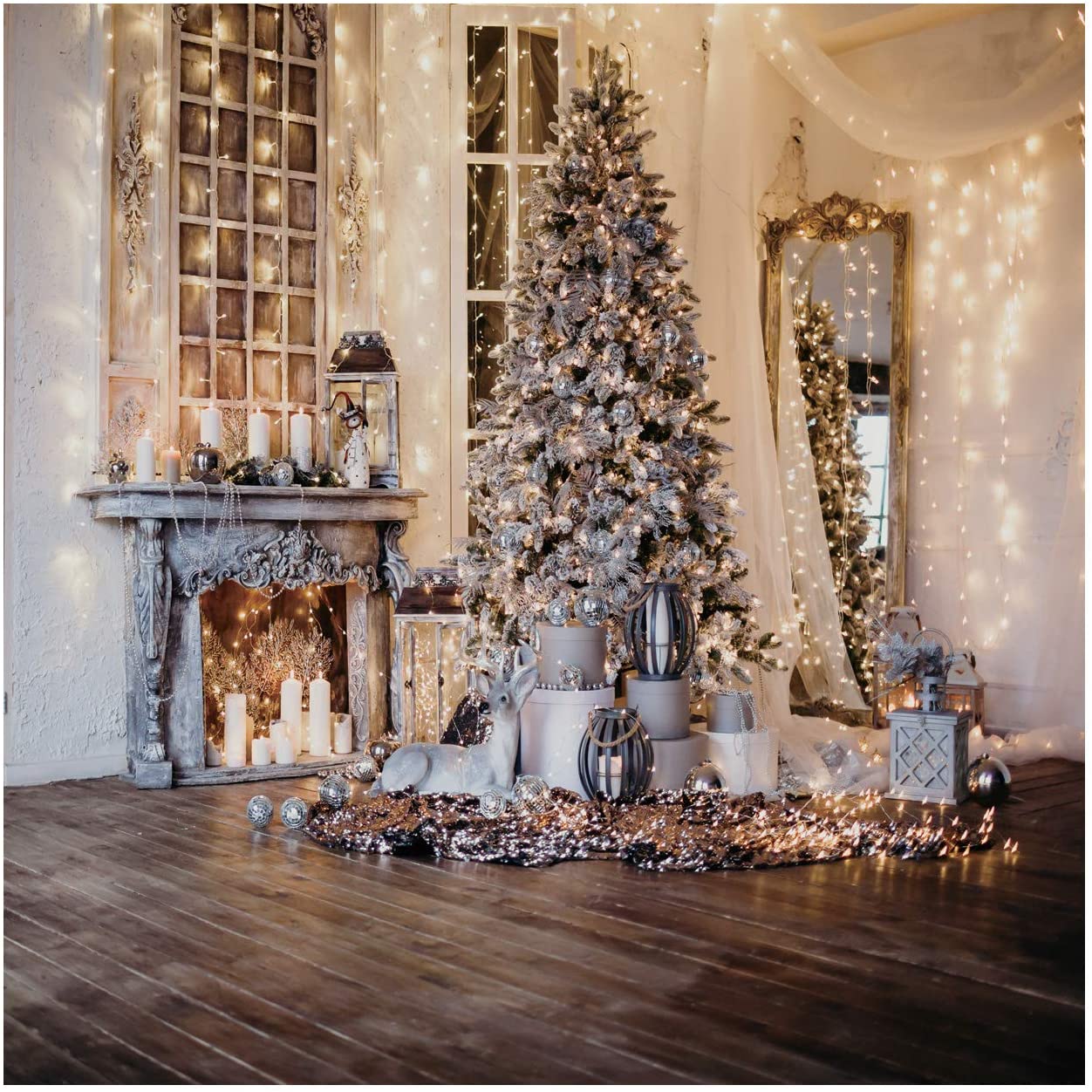 Christmas Backdrops for Photography Christmas Tree Photography Backdrops