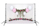 Flowers Balloons Backdrop for Birthday Baby Shower Designed by Beth