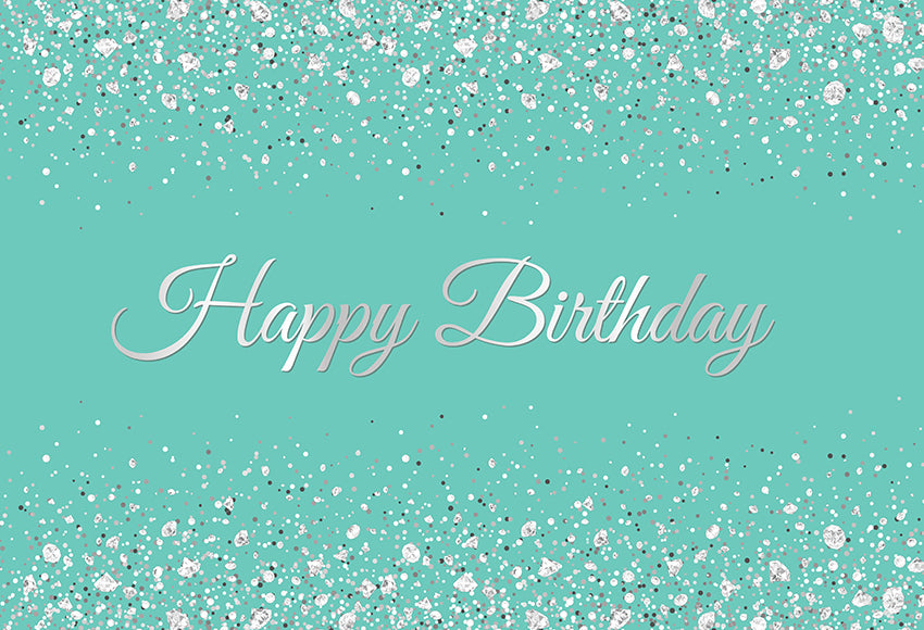 Happy Birthday Shining Party Decor Backdrop