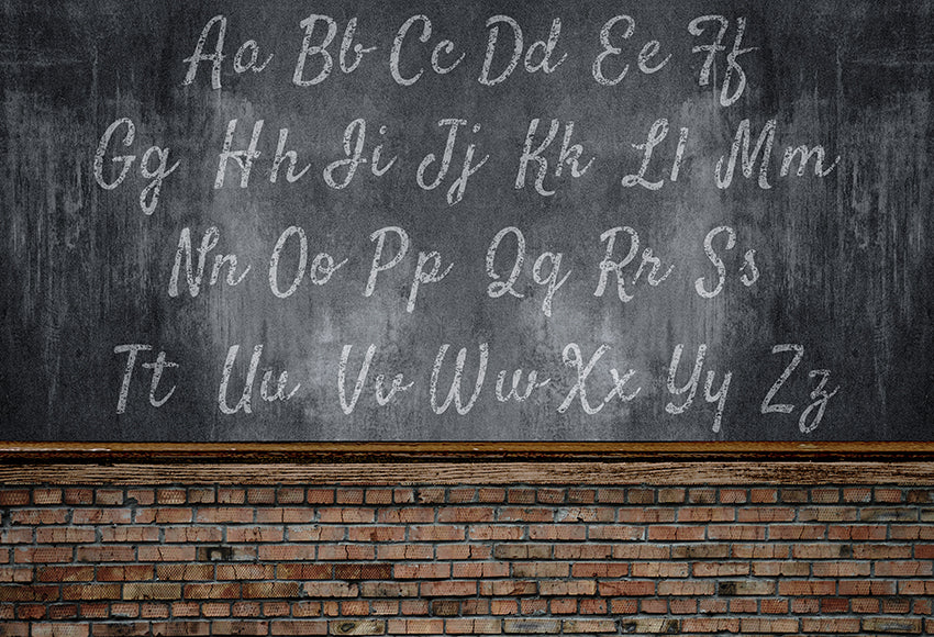 School Day Chlakboard Children Photography Backdrop