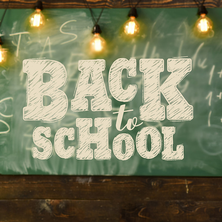 Backdrop Back to School Photo Booth Backdrop