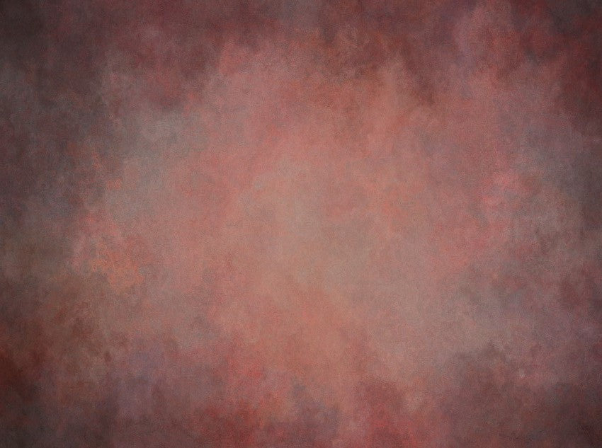 Retro Red Abstract Texture Backdrop for Portrait Photography