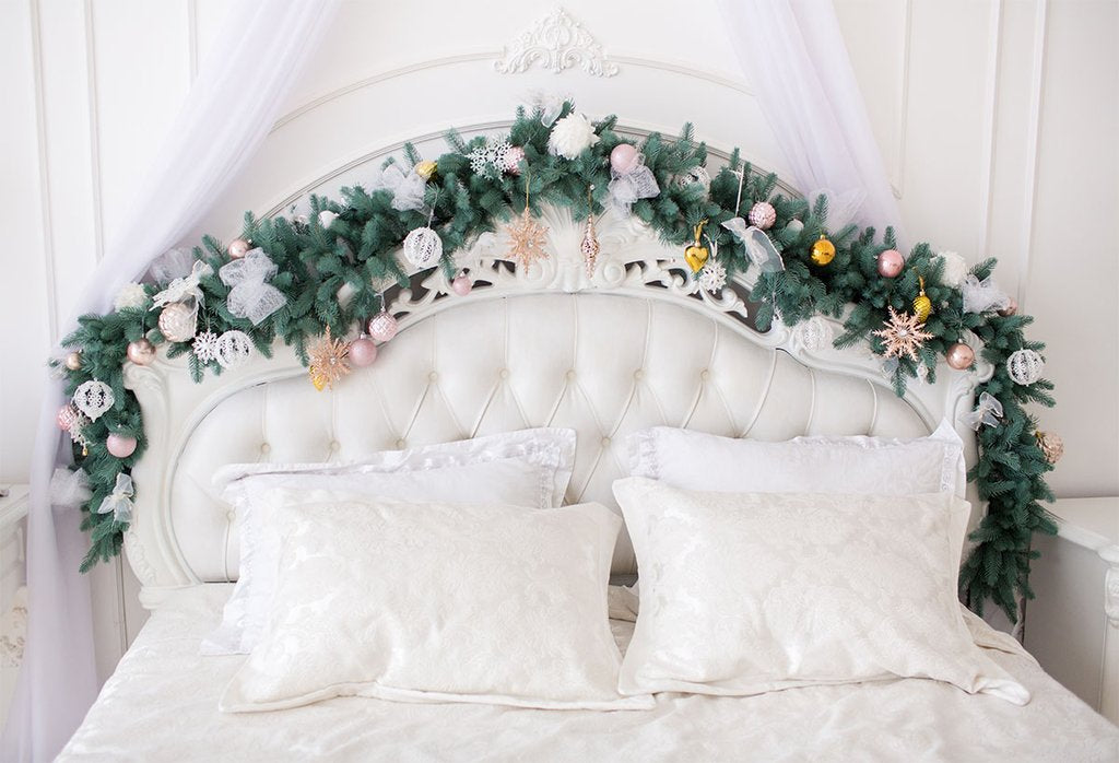 Luxury Headboard Christmas Decorations Photo Studio Backdrop GA-37