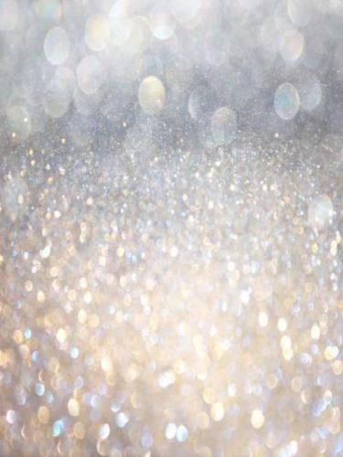 White Silver Abstract Bokeh Lights Photography Backdrop GC-108