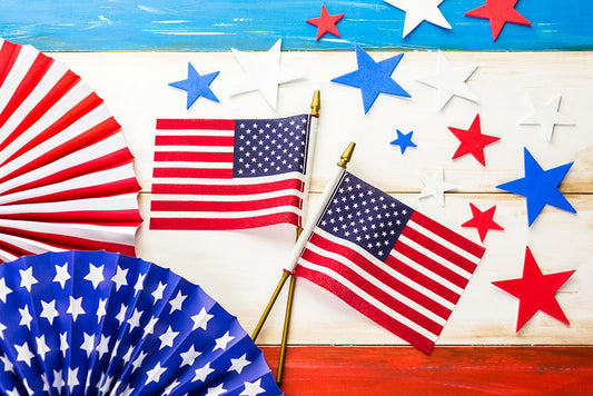 Happy 4th of July Banner Photo Shoot Backdrop