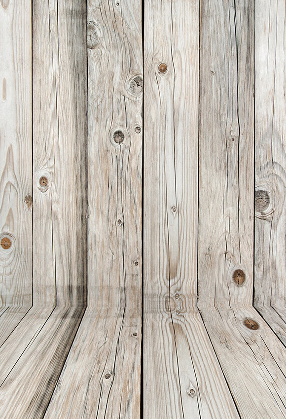 Retro Style Wood Backdrop for Studio