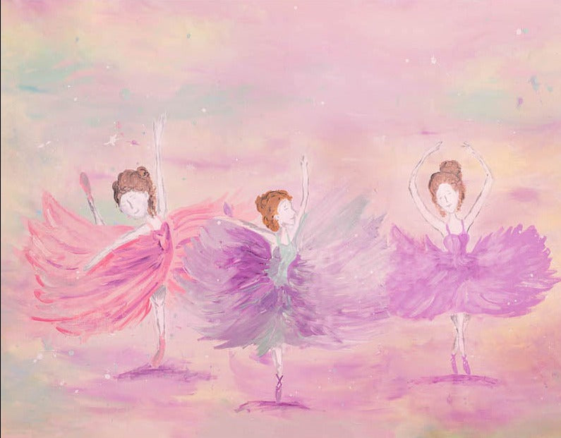 Cute Ballerina Pink Beautiful Background for Photography NB-354