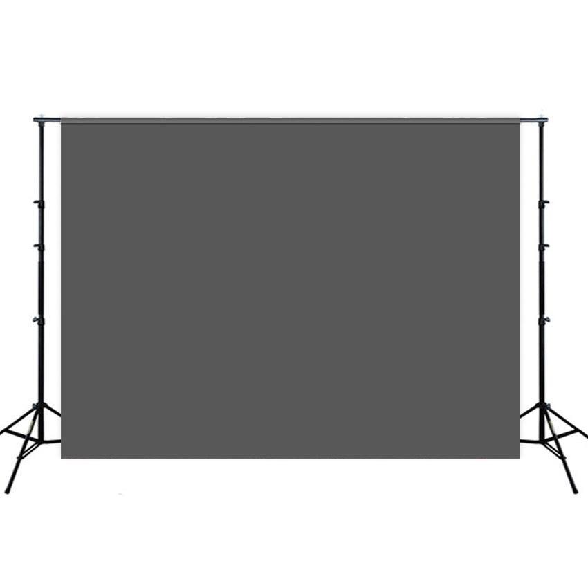 Dark Grey Solid Color Backdrop for Photo Studio S4