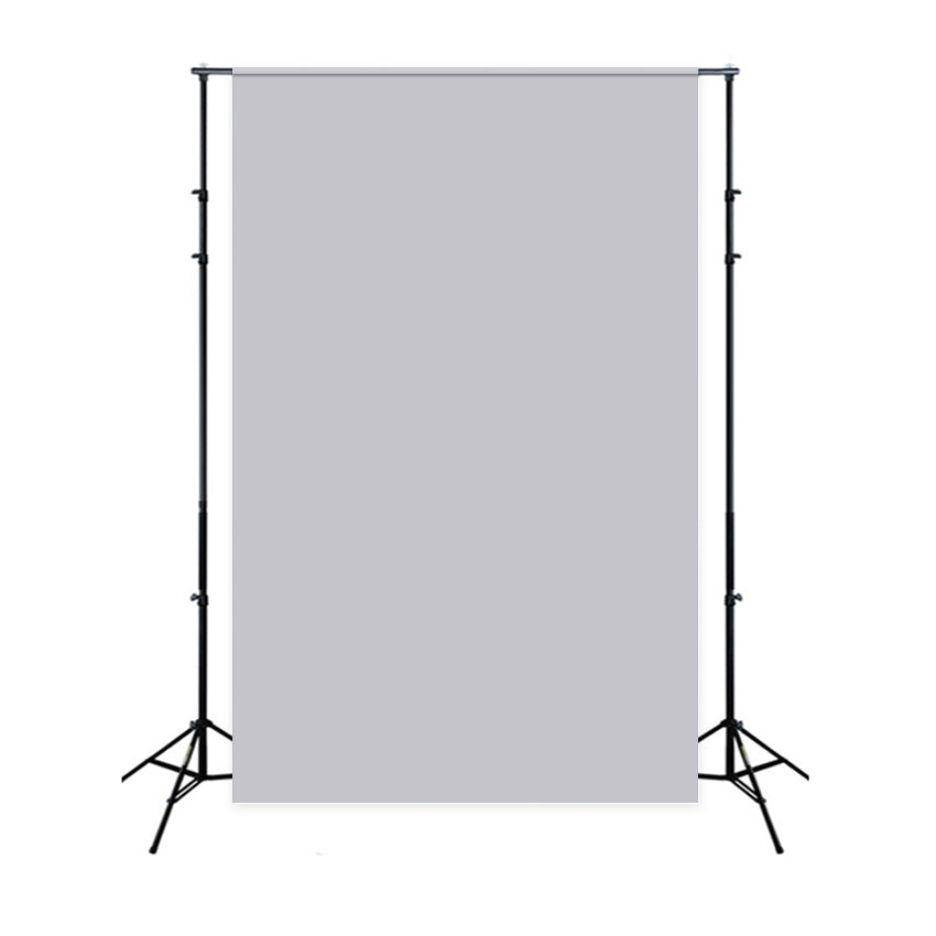 Large Grey Solid Color Photo Booth Backdrop S6