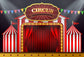Circus Red Tent Carnival Photography Backdrop