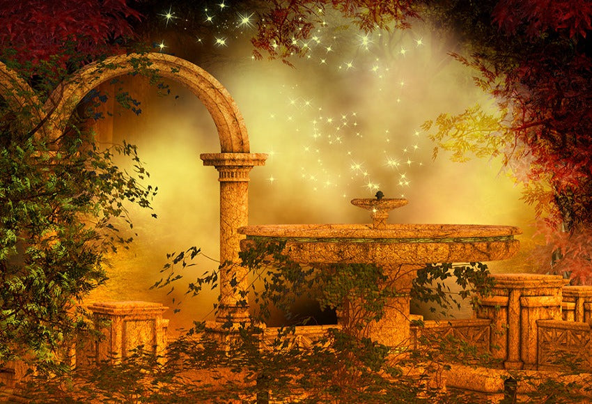 Fantasy Magical Forest Scene Photography Backdrop
