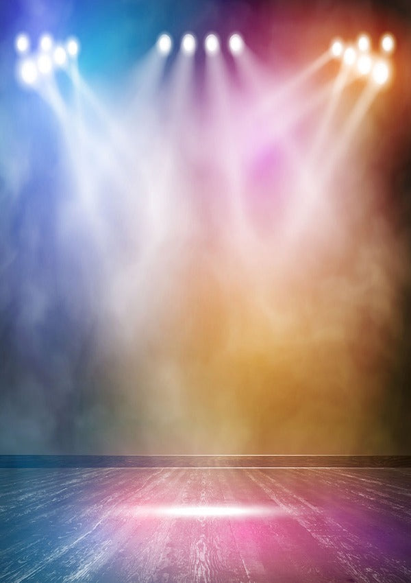 Lightspot Wood Stage Performance Show Backdrop SH-711