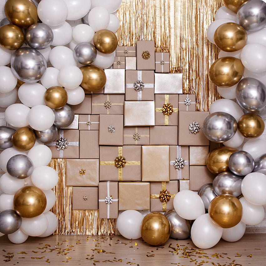 Balloons Gifts Party Event Photo Backdrop