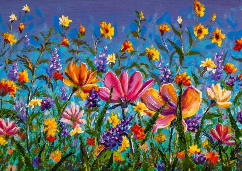 Beautiful Flowers Art Photograpphy Backdrop SH-810