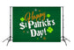Happy St. Patrick's Day Green Backdrop for Photography SH156