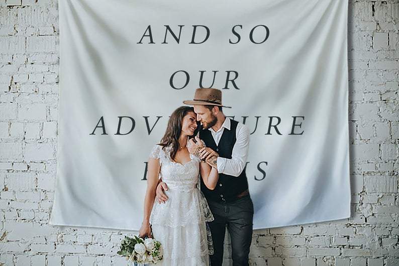 Custom Wedding Backdrop Wall Decor Wedding Sign