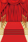 Red Carpet Curtain Stage Photography Backdrops for Party Decorations LV-286