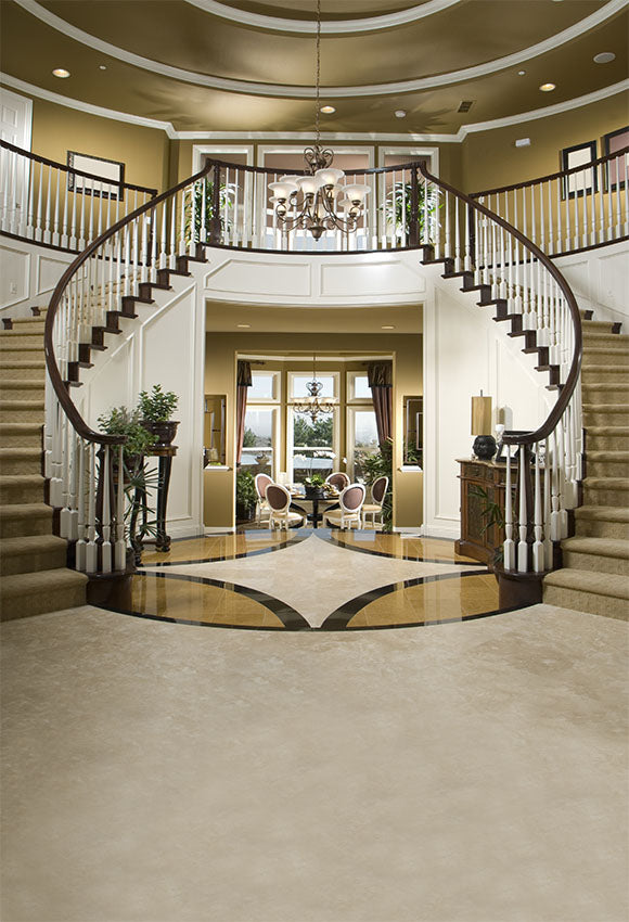 Elegant Double Staircase