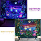 Blacklight Fantasy Forest Tapestry UV Reactive Bedroom Home Decoration