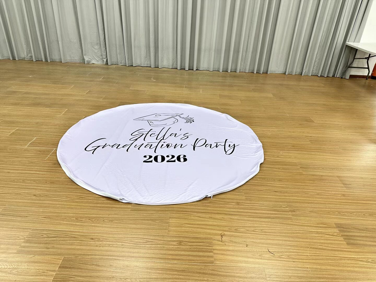 Custom Round Solid Colors  Fabric Backdrop for Photo Shoot