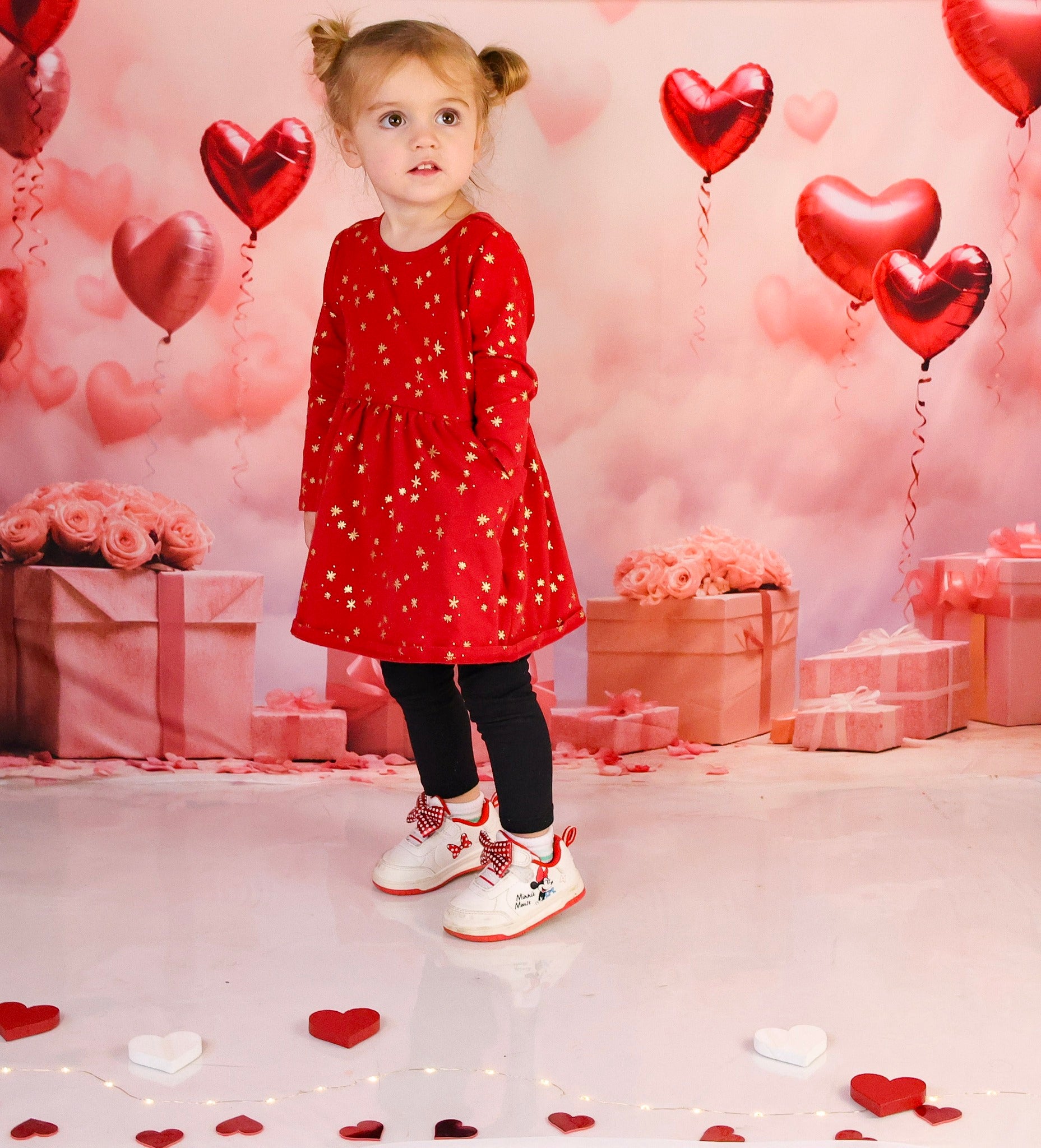 Valentine Backdrop Romantic Heart Balloons Gifts Valentine Photography Backdrop MRR9-86