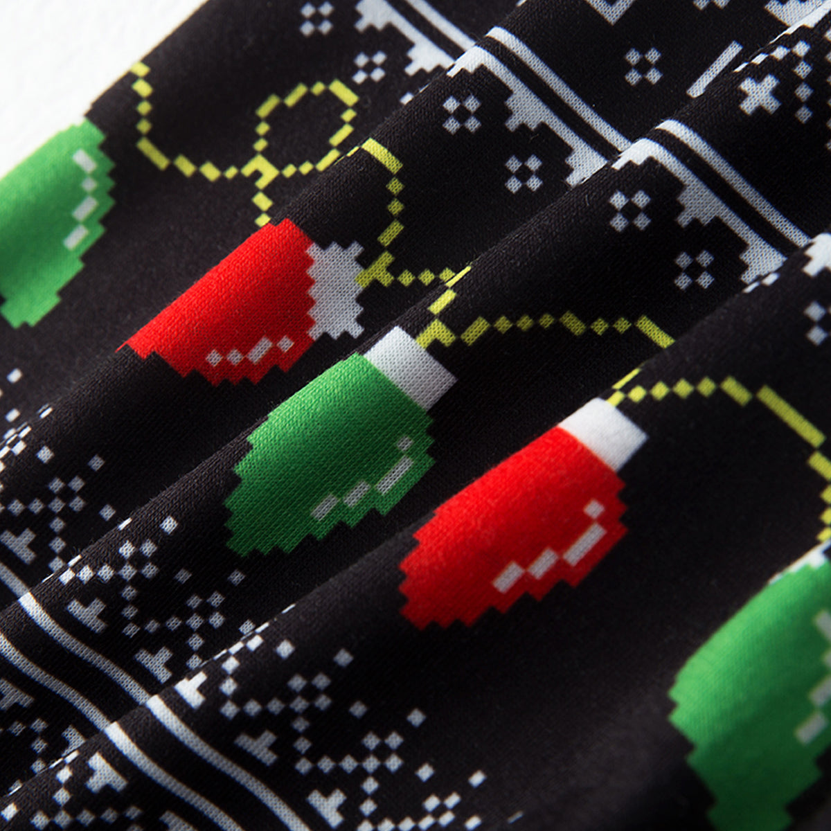 Christmas Pajamas Family Christmas 2026 Mixed Pattern Letter Print Matching Family Photoshoot Sleepwear CHP-123