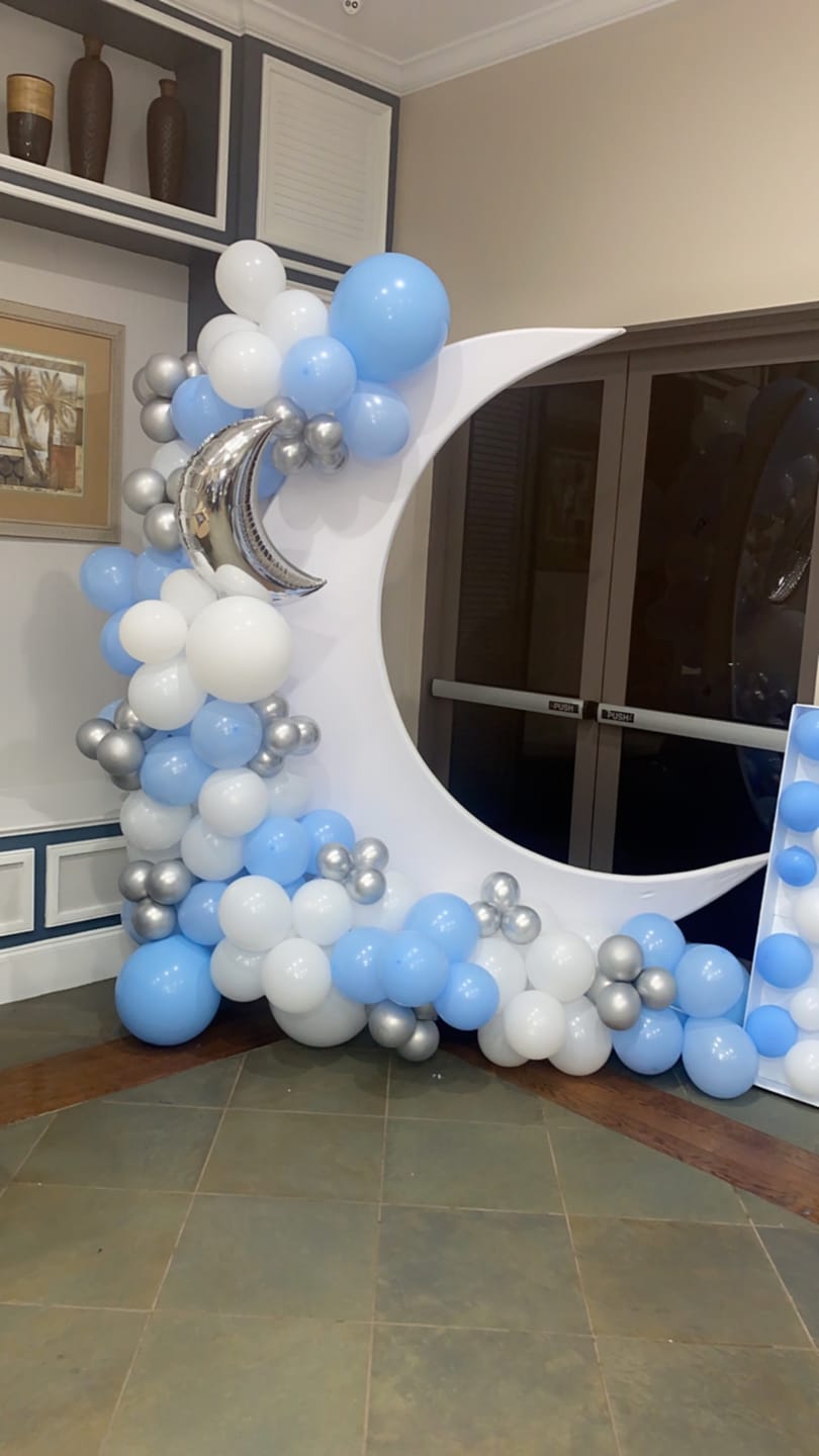 Custom Moon Chiara Arch Backdrop for Party Event